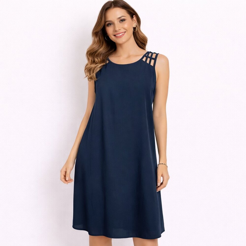 Speechless Navy Dress Size L